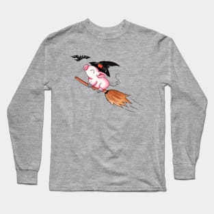 Pigs Fly in Salem Long Sleeve T-Shirt